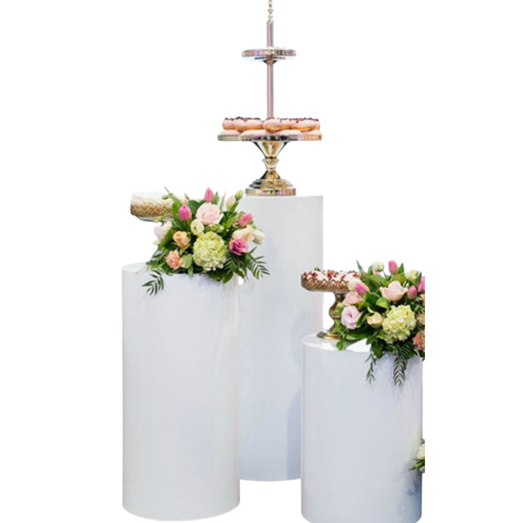 3 Round Display Pedestal