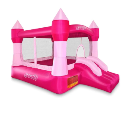 Toddler Girl bounce house