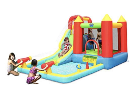 Toddler Water and Dryslide Bounce House Combo