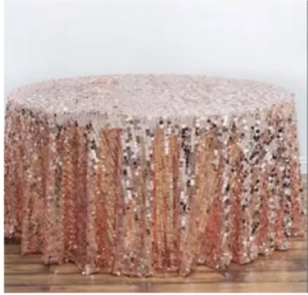 Rose Gold Table Linen (Round)