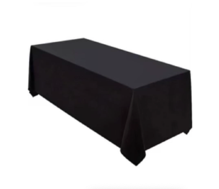 Poly Black Table linen
